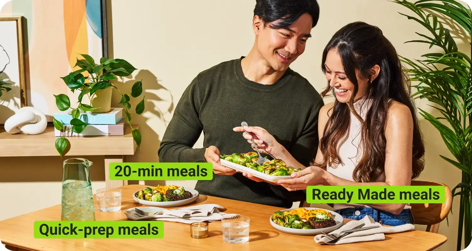 98% of our customers save time on meals