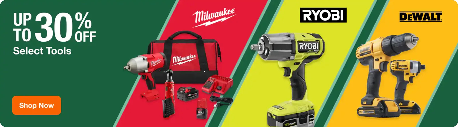 UP TO 30% OFF Select Tools