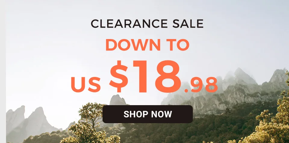 CLEARANCE SALE DOWN TO US $18.98
