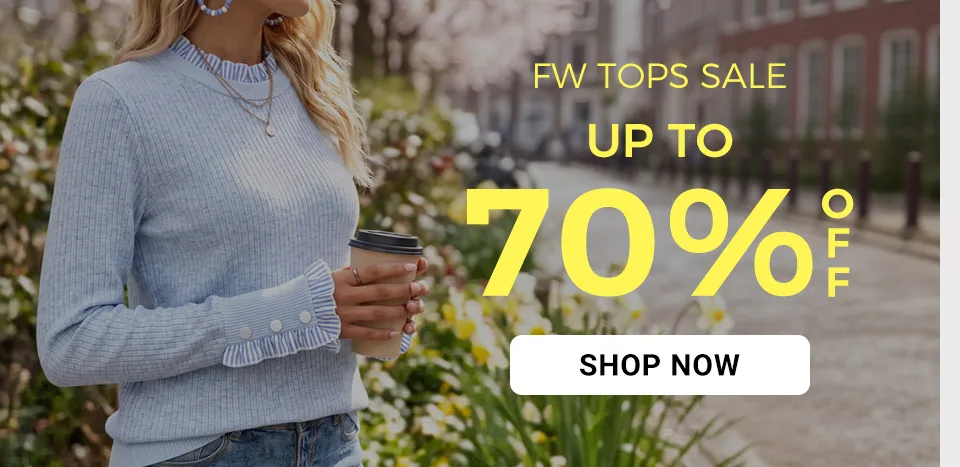 FW TOPS SALE UP TO 70% OFF