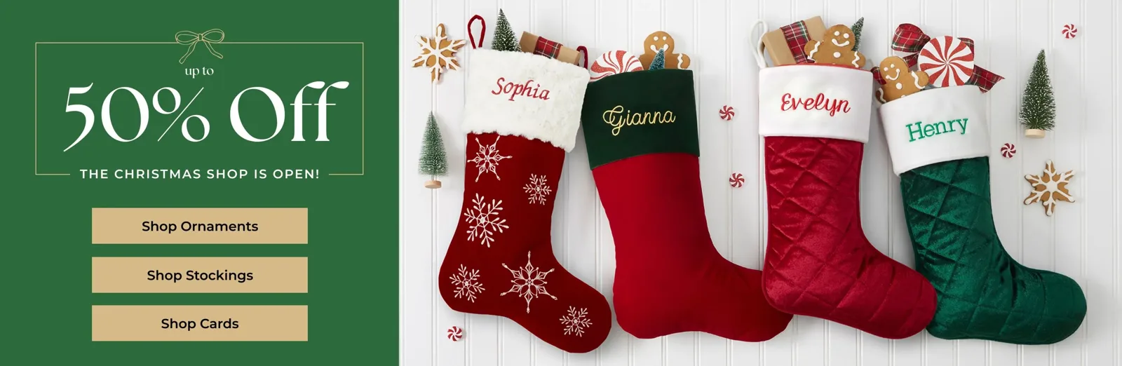 THE CHRISTMAS SHOP IS OPEN!