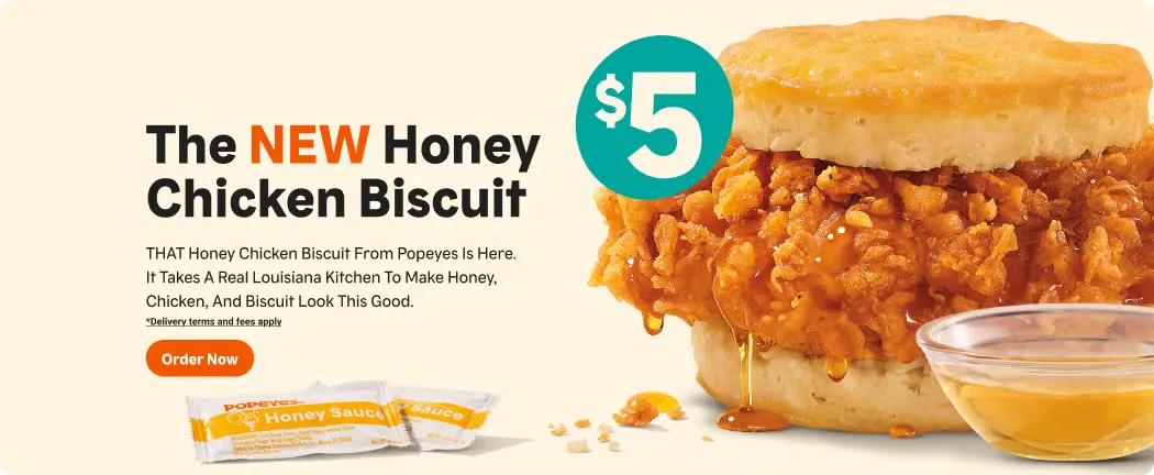 The NEW Honey Chicken Biscuit
