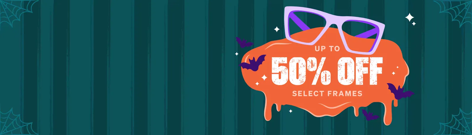 UP TO 50% OFF SELECT FRAMES